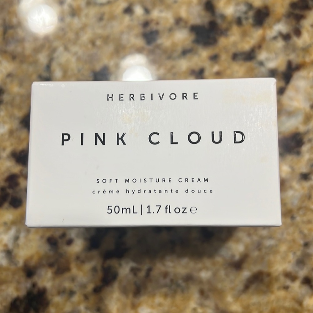 NIB Herbivore Pink Cloud Moisture Cream 1.7 fl. Plumping Hydrating Clean